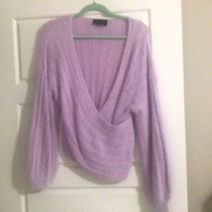 Wrap around sweater